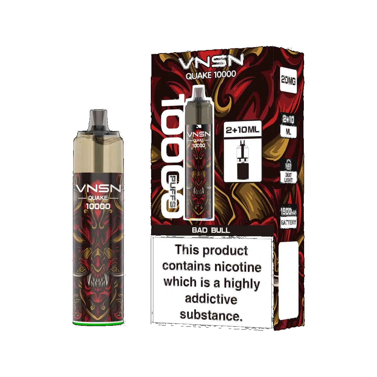 VNSN Quake 10K Vape Kit