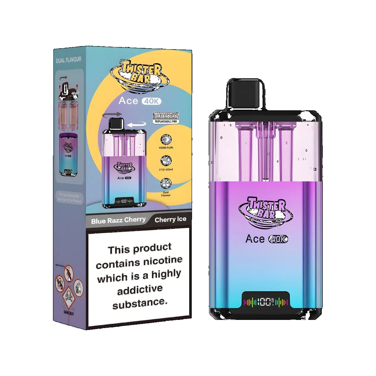 Twister Bar Ace 40K Vape Kit