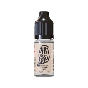 Caramel Latte 50 50 Nic Salt E-Liquid by Ohm Brew 10ml