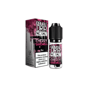 Cherry Bakewell Nic Salt E-Liquid by Double Drip 10Ml Nic Salt 10ml