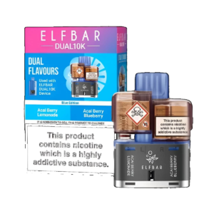 Elf Bar Dual 10K Prefilled Pods + Refill Containers