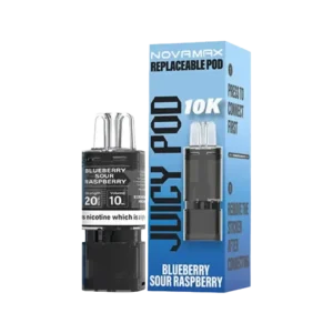 Juicy Pod Novamax 10K Prefilled Vape Pods + Refill Container