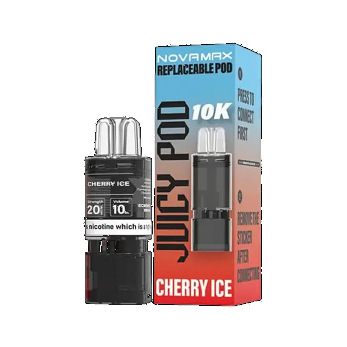 Juicy Pod Novamax 10K Prefilled Vape Pods + Refill Container - Image 3