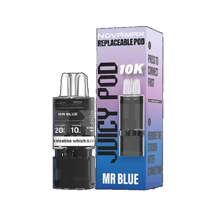 Juicy Pod Novamax 10K Prefilled Vape Pods + Refill Container - Image 6