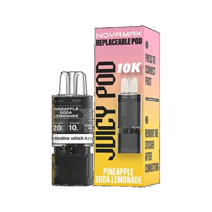 Juicy Pod Novamax 10K Prefilled Vape Pods + Refill Container - Image 8