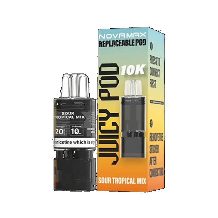 Juicy Pod Novamax 10K Prefilled Vape Pods + Refill Container - Image 9