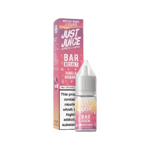 Bar S Vanilla Rhubarb Nic Salt E-Liquid by Just Juice 10ml