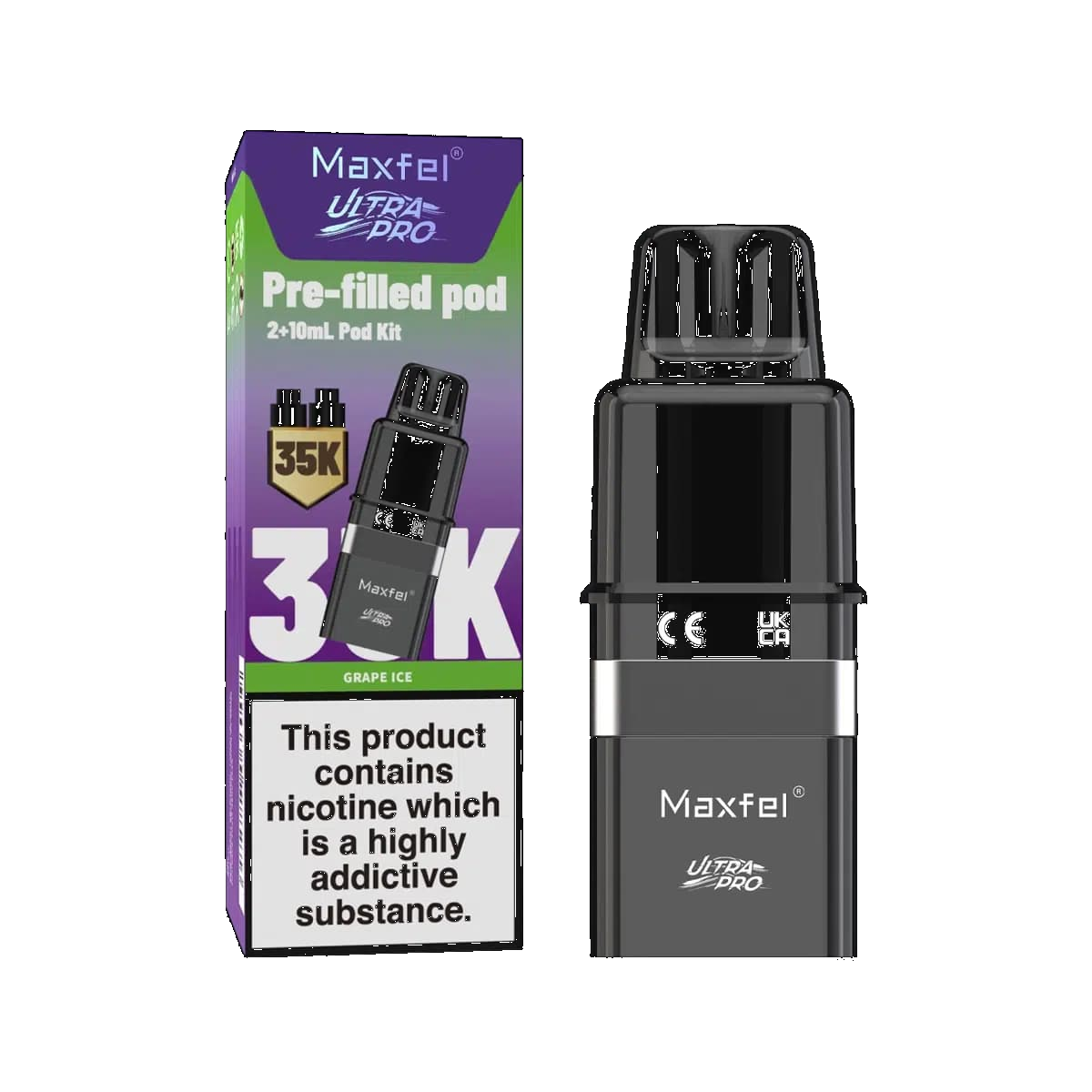 Maxfel Ultra Pro Prefilled Pod and Refill Containers - Image 10