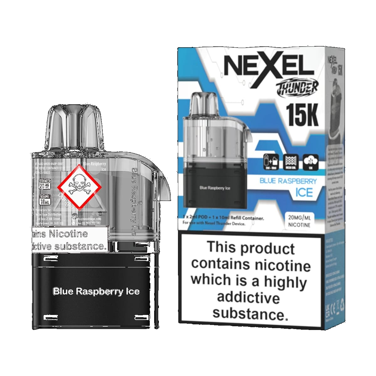 Nexel Thunder 15K Prefilled Pods + Refill Containers - Image 2