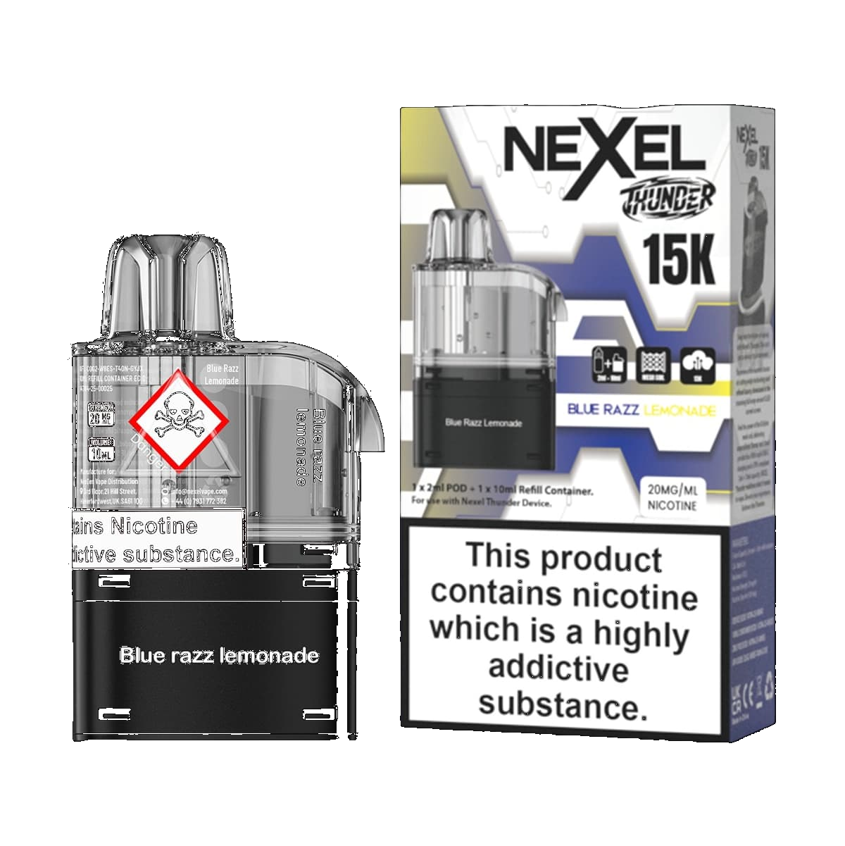 Nexel Thunder 15K Prefilled Pods + Refill Containers - Image 3