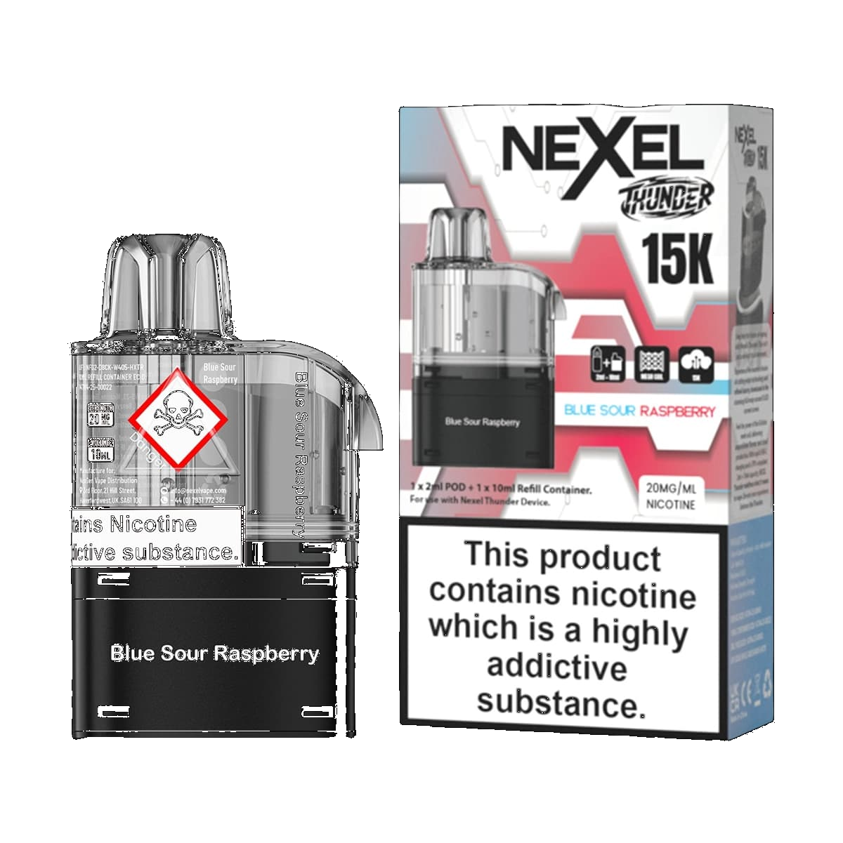 Nexel Thunder 15K Prefilled Pods + Refill Containers - Image 4