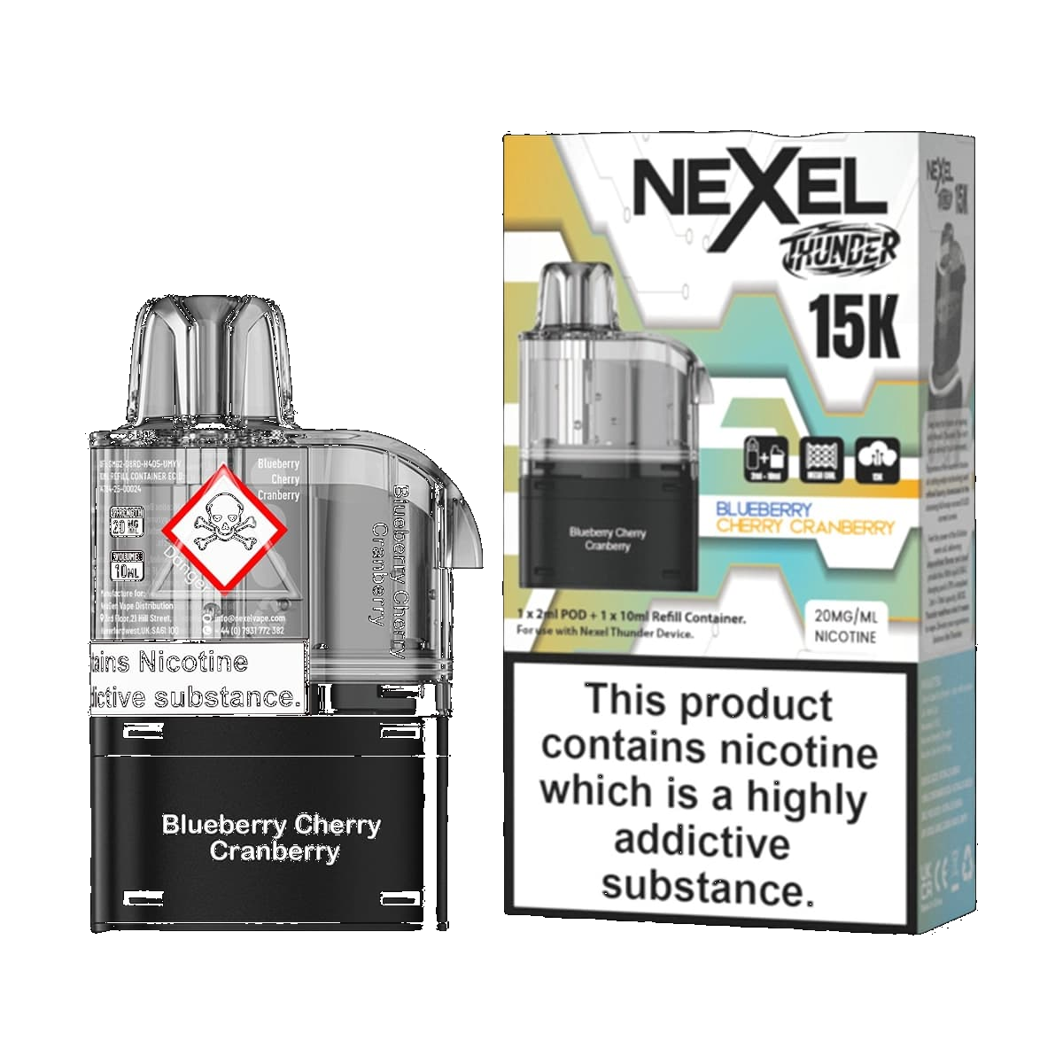 Nexel Thunder 15K Prefilled Pods + Refill Containers - Image 5