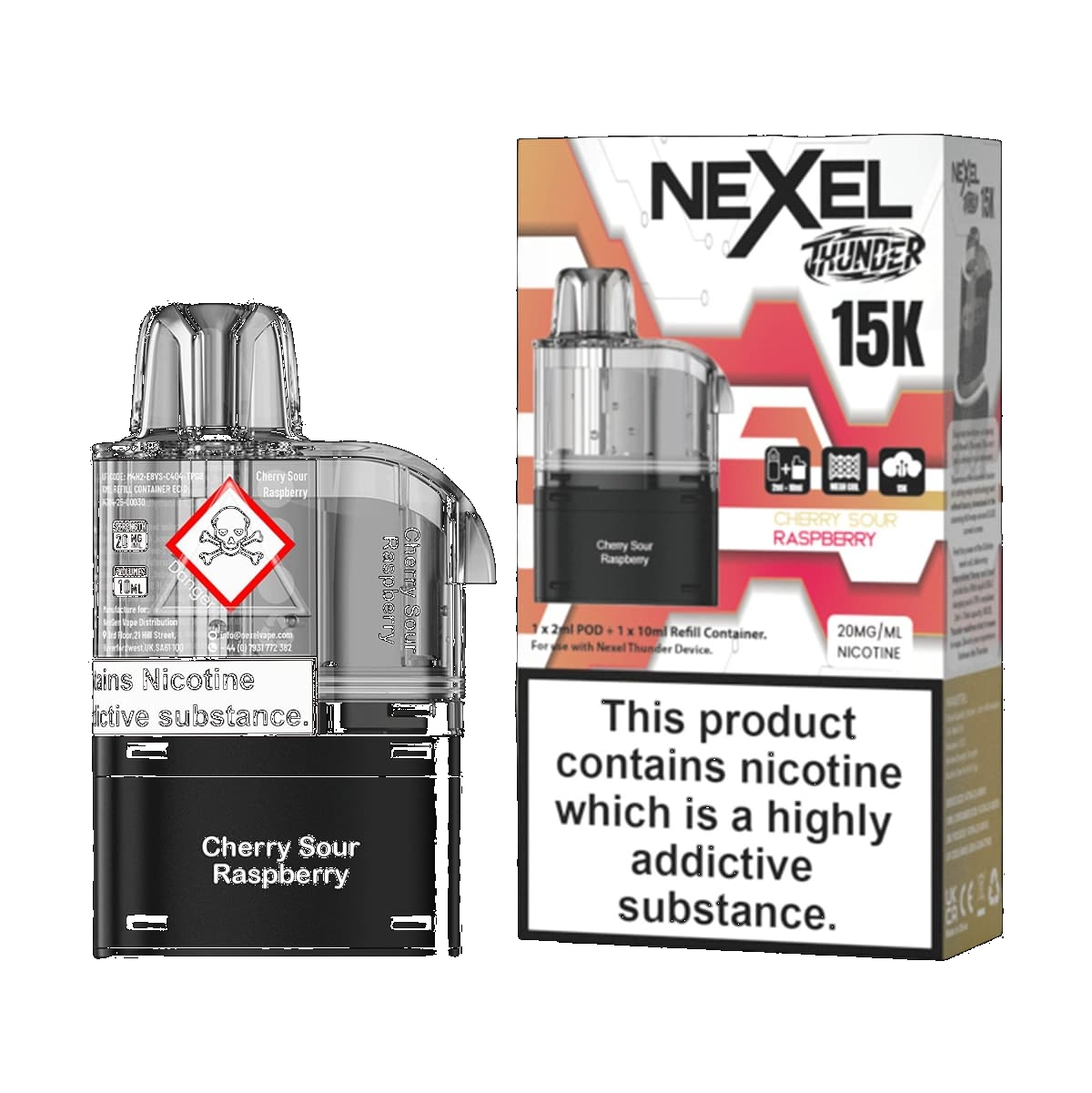 Nexel Thunder 15K Prefilled Pods + Refill Containers - Image 6