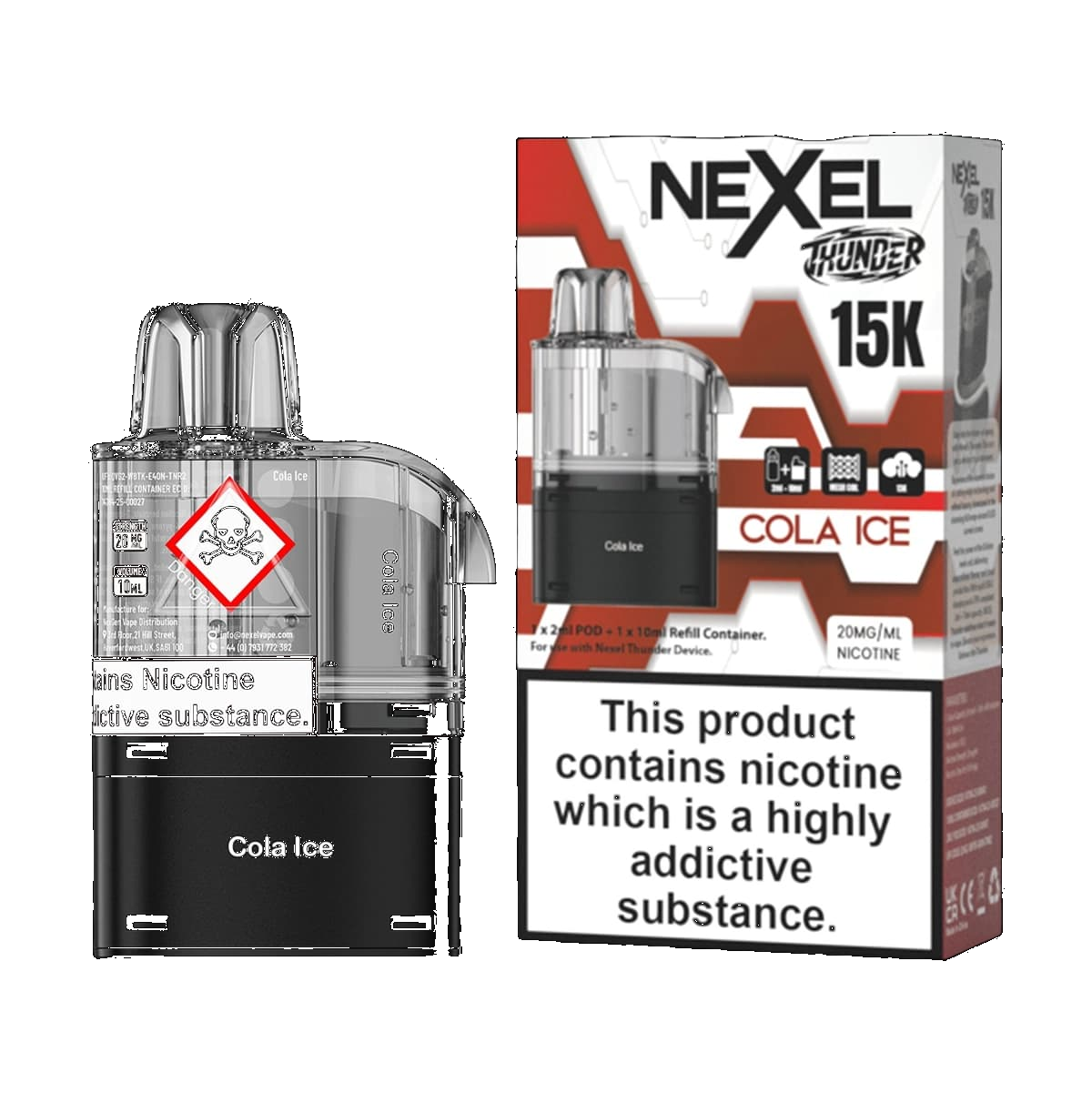 Nexel Thunder 15K Prefilled Pods + Refill Containers - Image 7