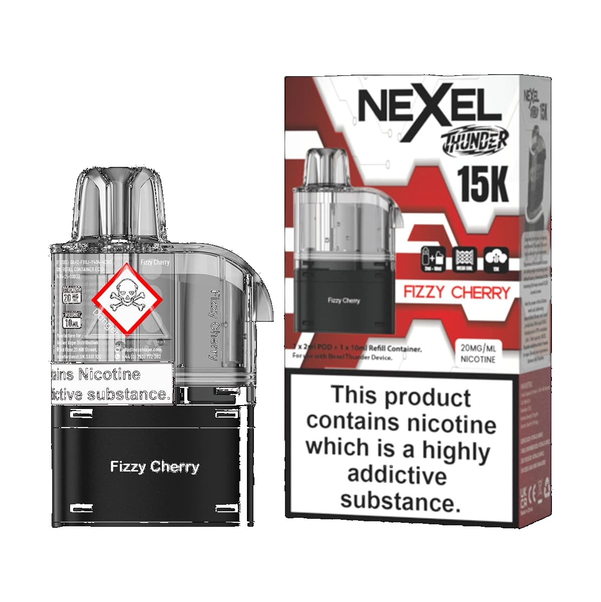 Nexel Thunder 15K Prefilled Pods + Refill Containers - Image 8