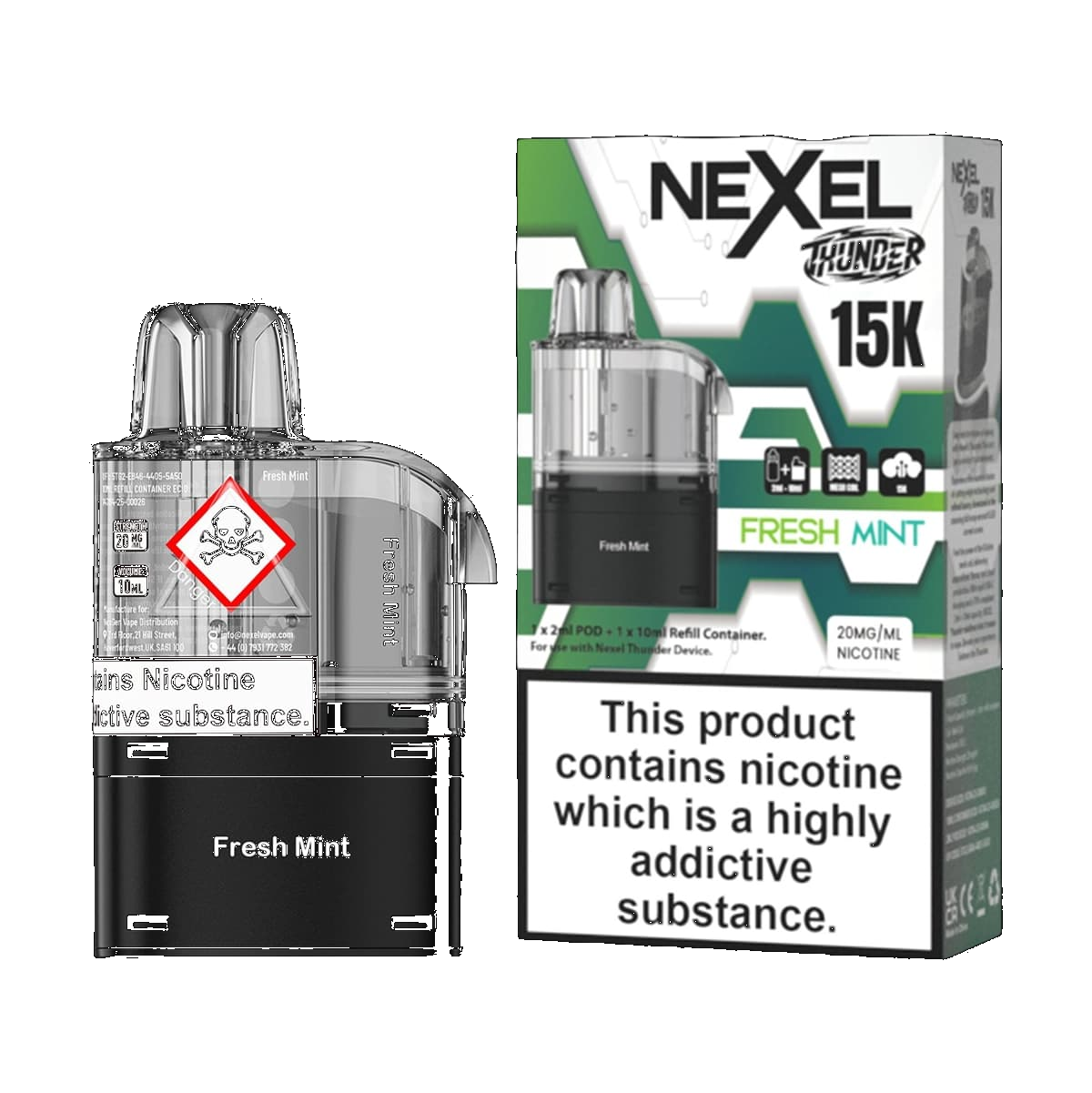 Nexel Thunder 15K Prefilled Pods + Refill Containers - Image 9