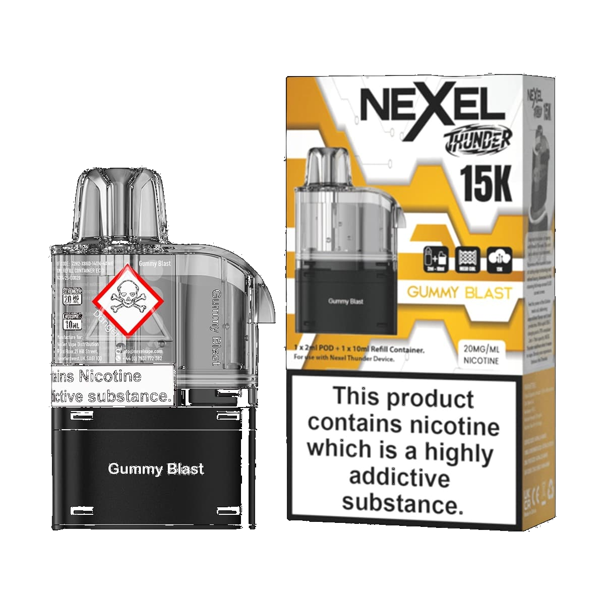 Nexel Thunder 15K Prefilled Pods + Refill Containers - Image 10