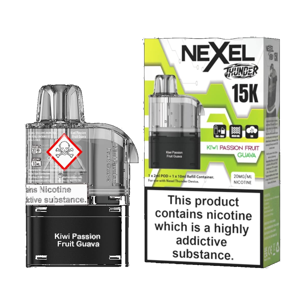 Nexel Thunder 15K Prefilled Pods + Refill Containers - Image 11