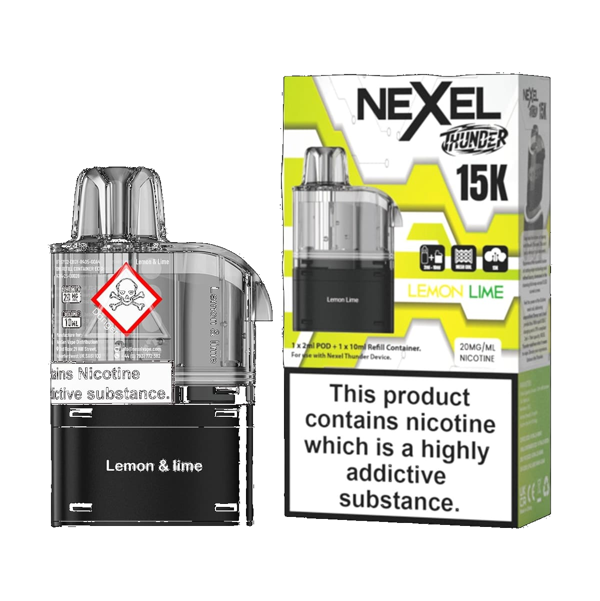 Nexel Thunder 15K Prefilled Pods + Refill Containers - Image 12