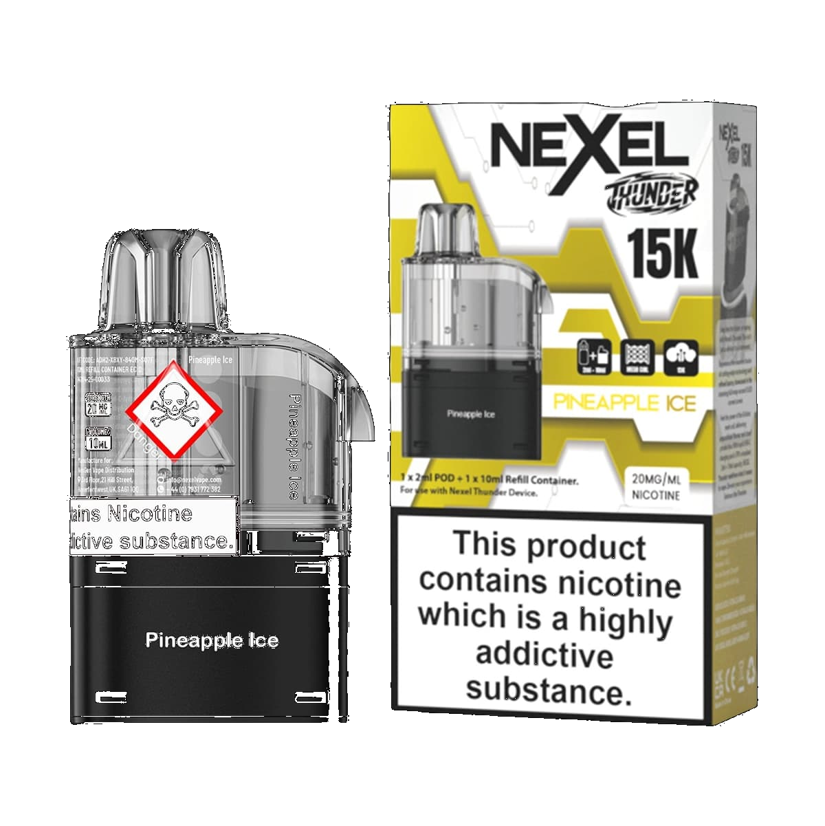 Nexel Thunder 15K Prefilled Pods + Refill Containers - Image 14