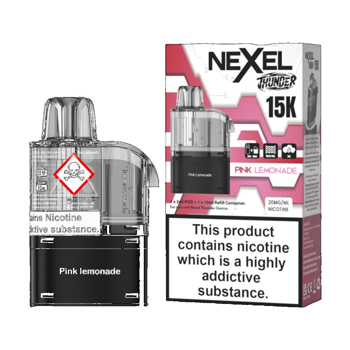 Nexel Thunder 15K Prefilled Pods + Refill Containers - Image 15