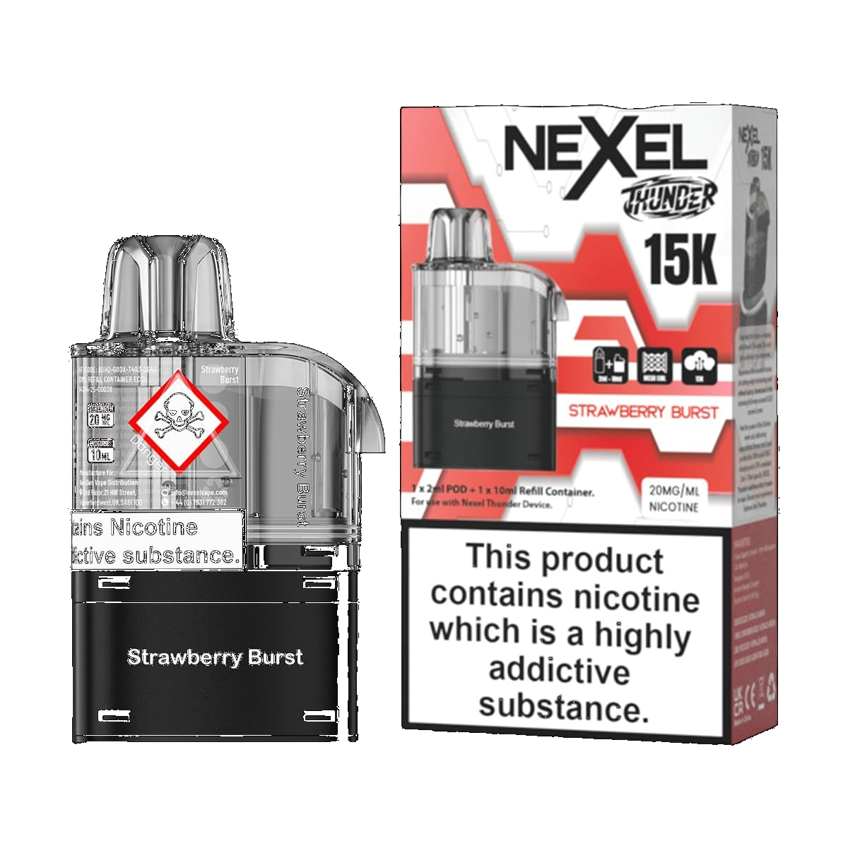 Nexel Thunder 15K Prefilled Pods + Refill Containers - Image 17