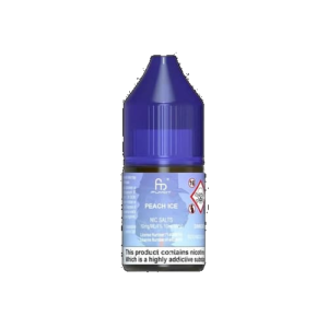 Peach Ice Tornado 7000 Nic Salt E-Liquid by RandM 10ml