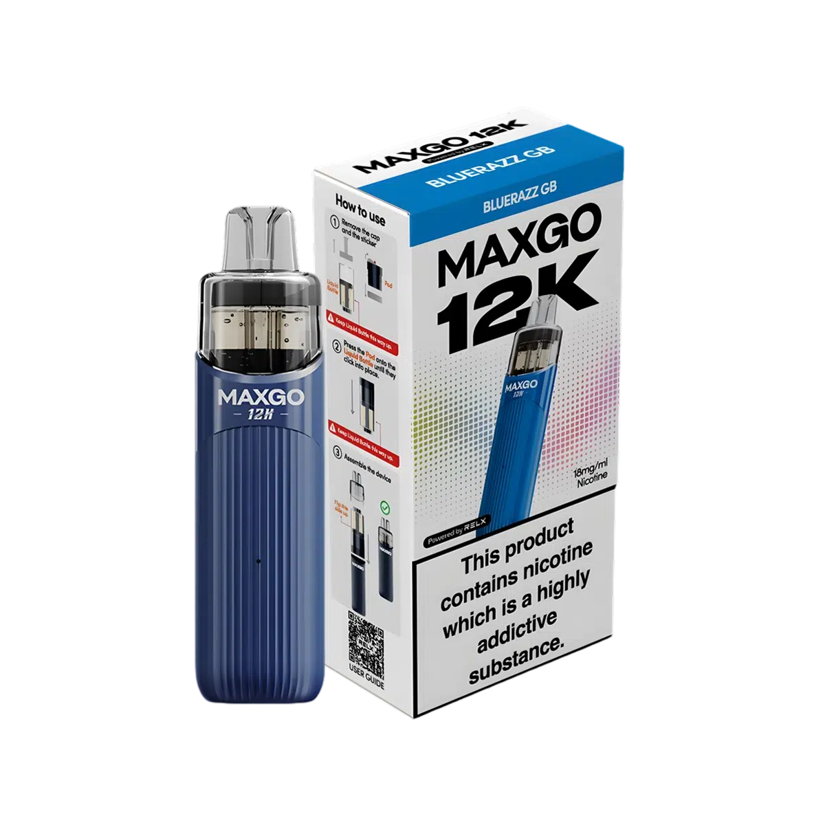 Relx Maxgo 12K Prefilled Pod Kit