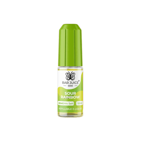 Sour Rainbow Nic Salt E-Liquid by Bar Juice 5000 10ml