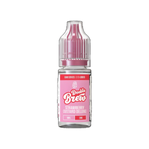 Strawberry Custard Deluxe Nic Salt E-Liquid by Double Brew 10ml