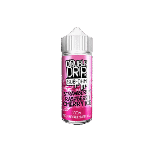 Strawberry Raspberry Cherry Ice Shortfill E-Liquid by Double Drip 100Ml Shortfill 100ml