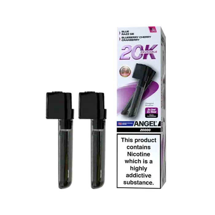 Vapes Bars Angel 20K Prefilled Vape Pod and Refill Container