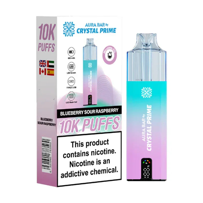Crystal Prime 10000 Puffs Vape Aura Bar Pre-Filled Pod Kit - Image 7