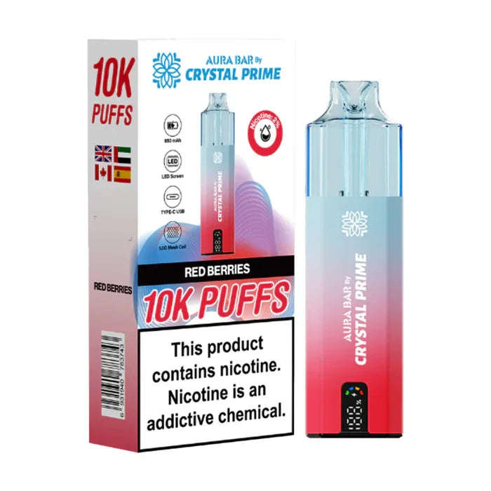 Crystal Prime 10000 Puffs Vape Aura Bar Pre-Filled Pod Kit - Image 19