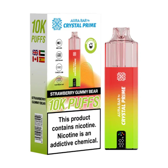 Crystal Prime 10000 Puffs Vape Aura Bar Pre-Filled Pod Kit - Image 20