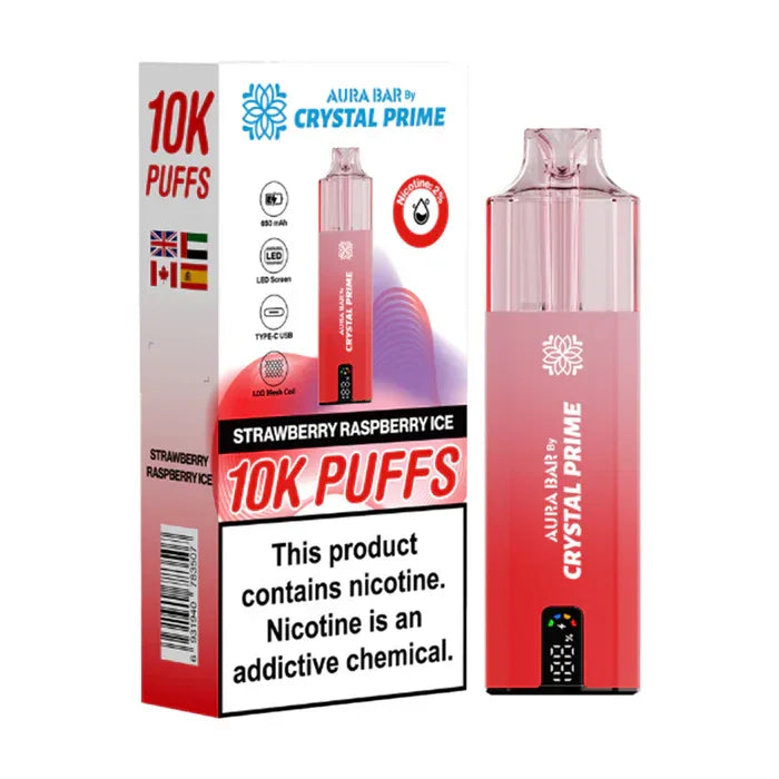 Crystal Prime 10000 Puffs Vape Aura Bar Pre-Filled Pod Kit - Image 23