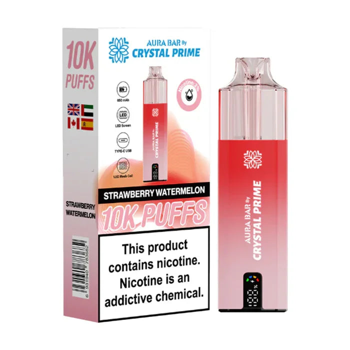 Crystal Prime 10000 Puffs Vape Aura Bar Pre-Filled Pod Kit - Image 24