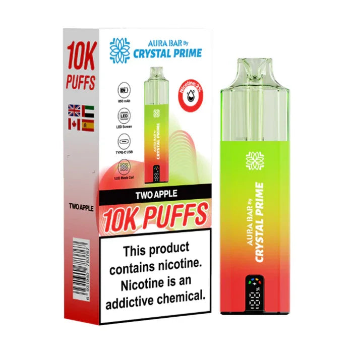 Crystal Prime 10000 Puffs Vape Aura Bar Pre-Filled Pod Kit - Image 25