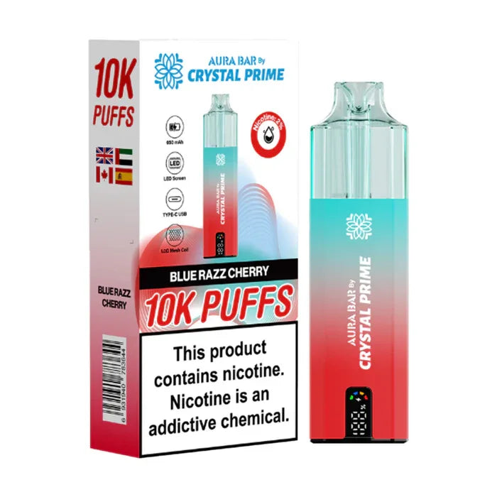 Crystal Prime 10000 Puffs Vape Aura Bar Pre-Filled Pod Kit - Image 26