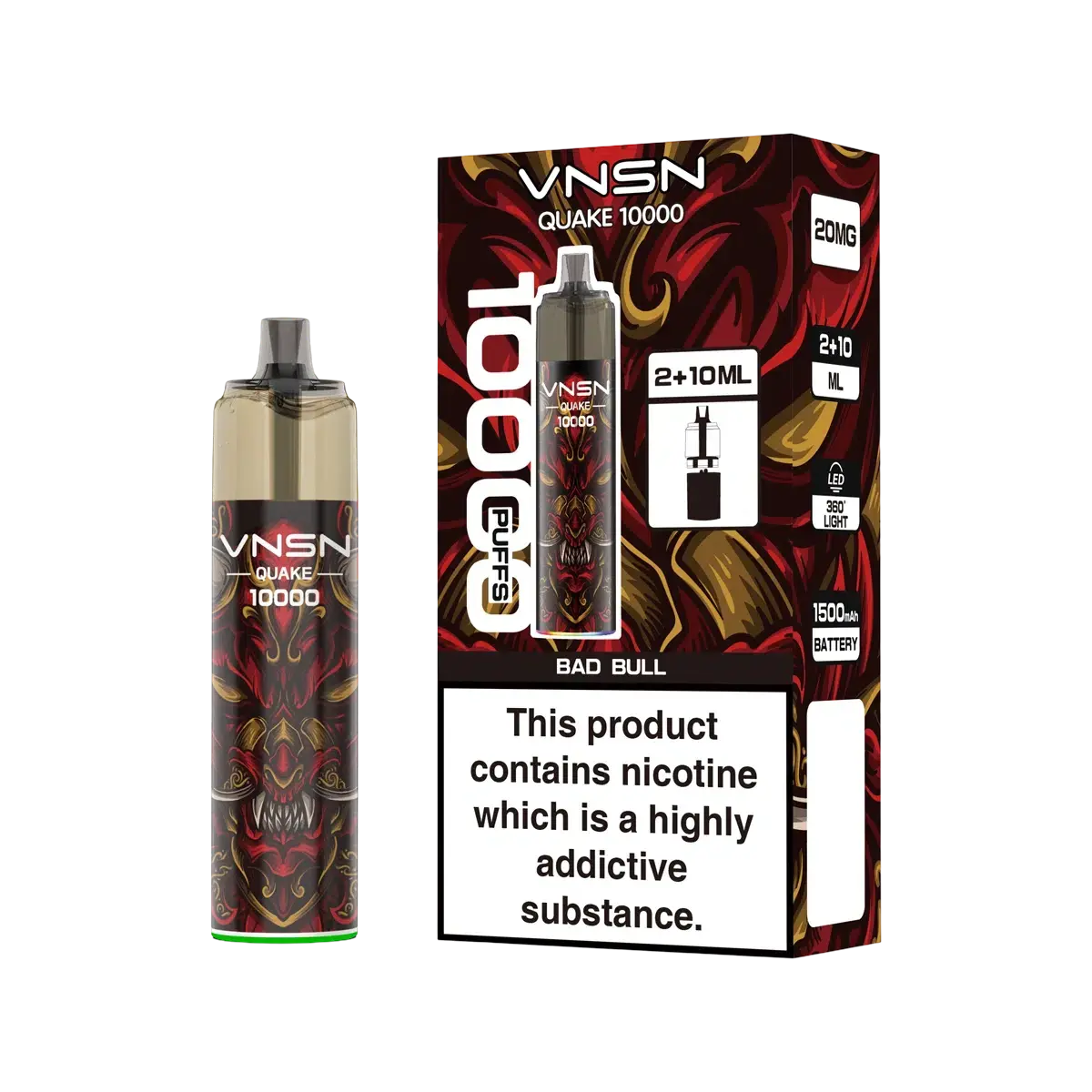 VNSN Quake 10K Vape Kit - Image 2
