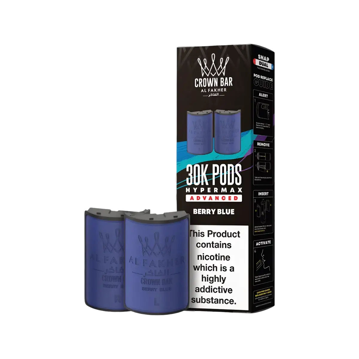 Alfakher 30K Hypermax Prefilled Pod Vapegrape UK Online Vape Shop