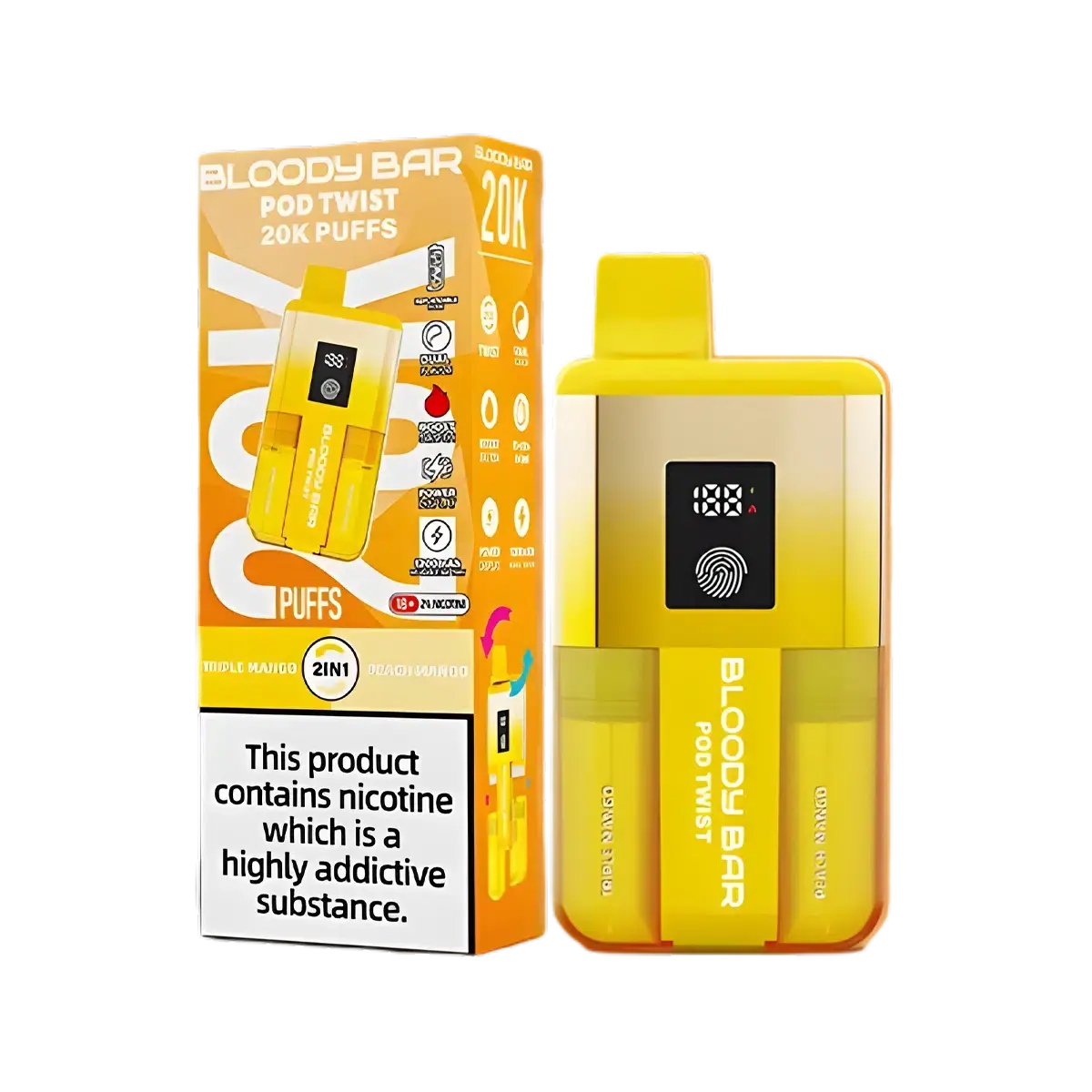 Bloody Bar Pod Twist 20K Vape Kit By Bloody Mary - Image 13