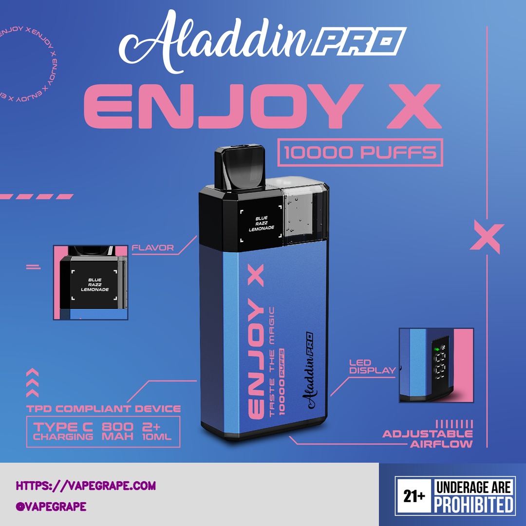 Enjoy X 10000 Puff by Aladdin Pro Disposable Vape - Image 2