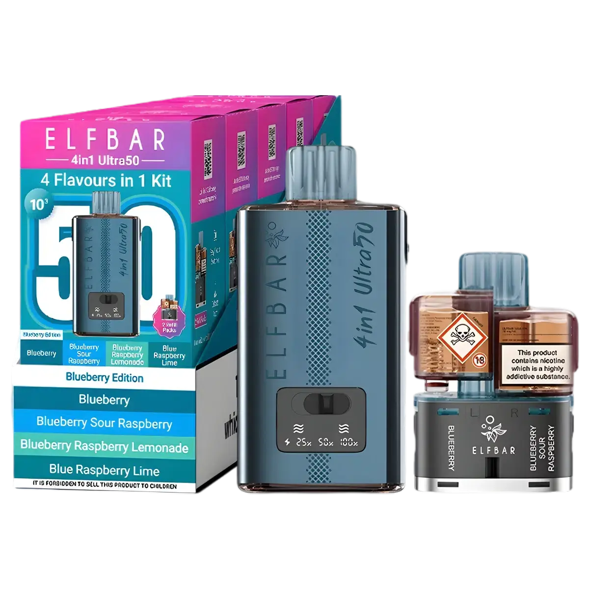 Elf Bar 4in1 Ultra50 Vape Kit - Image 2