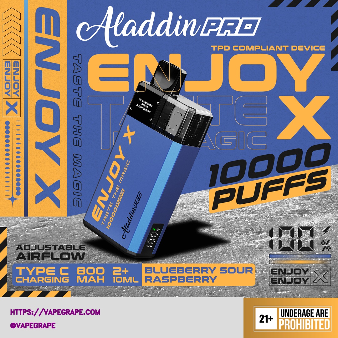 Enjoy X 10000 Puff by Aladdin Pro Disposable Vape - Image 5
