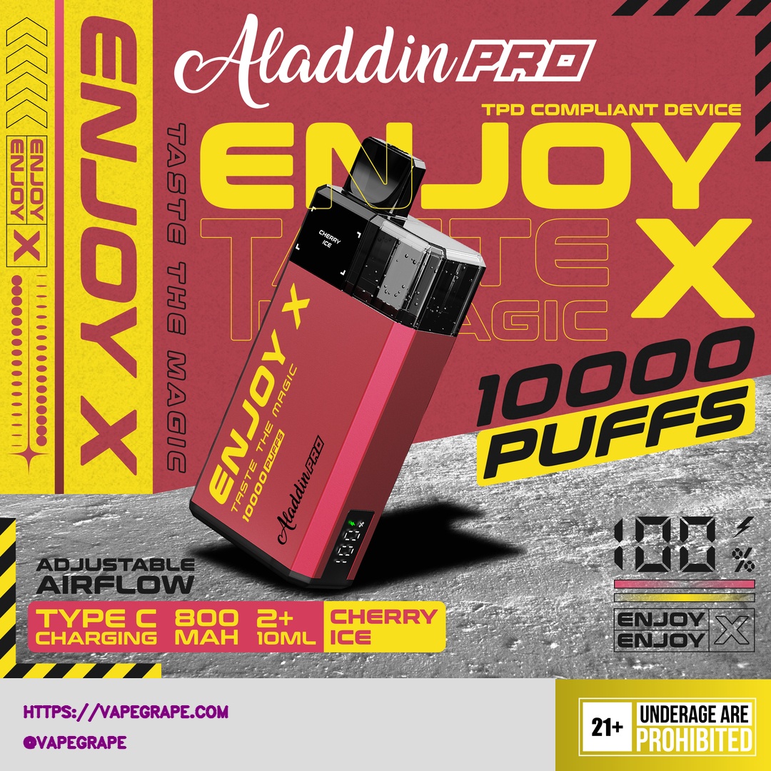 Enjoy X 10000 Puff by Aladdin Pro Disposable Vape - Image 6