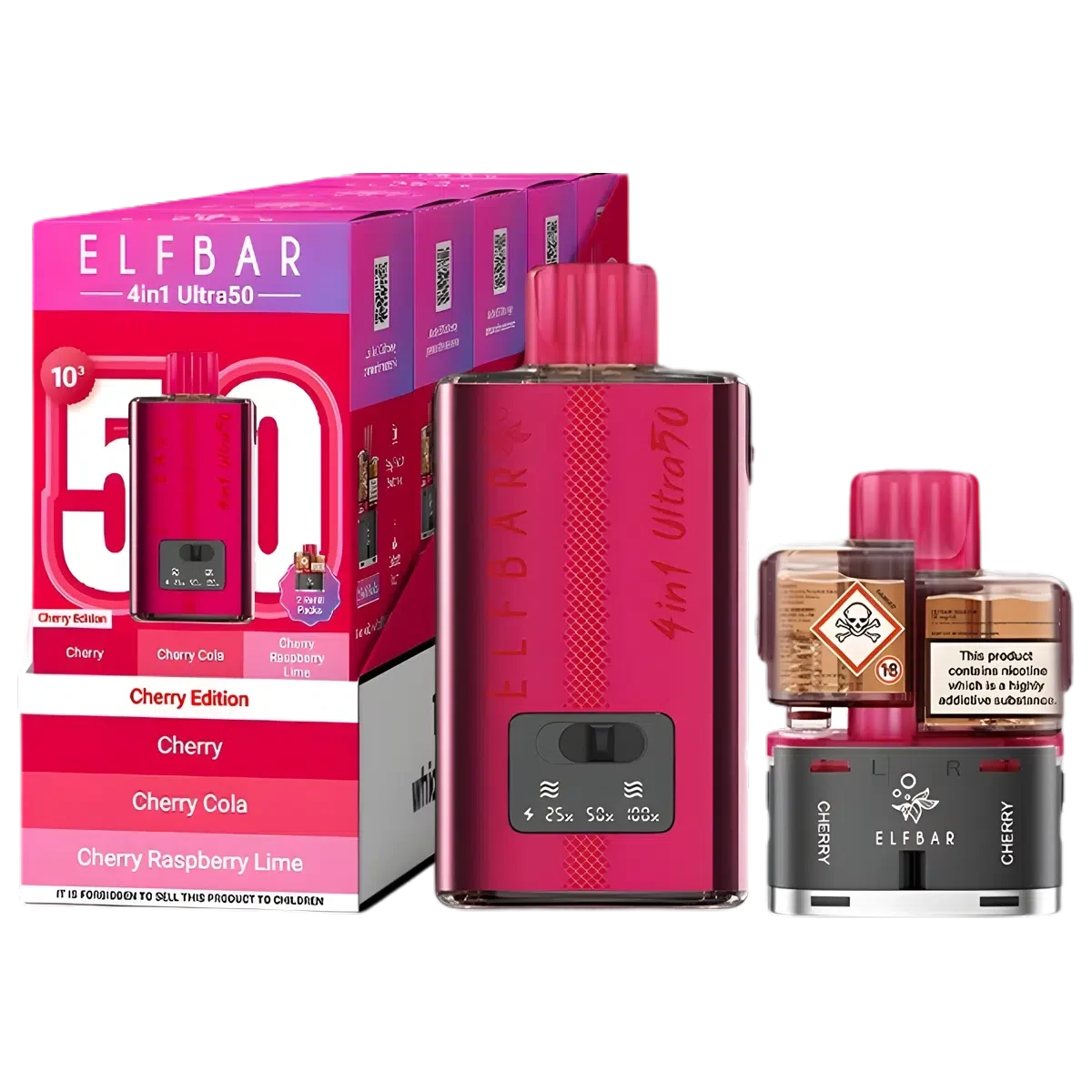 Elf Bar 4in1 Ultra50 Vape Kit - Image 3