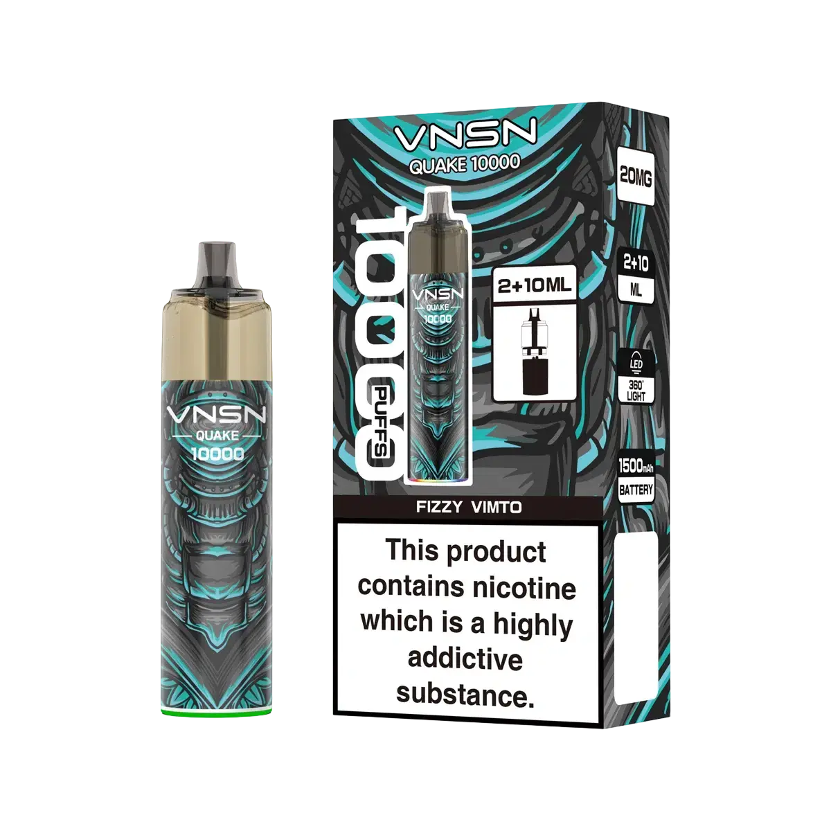 VNSN Quake 10K Vape Kit - Image 4