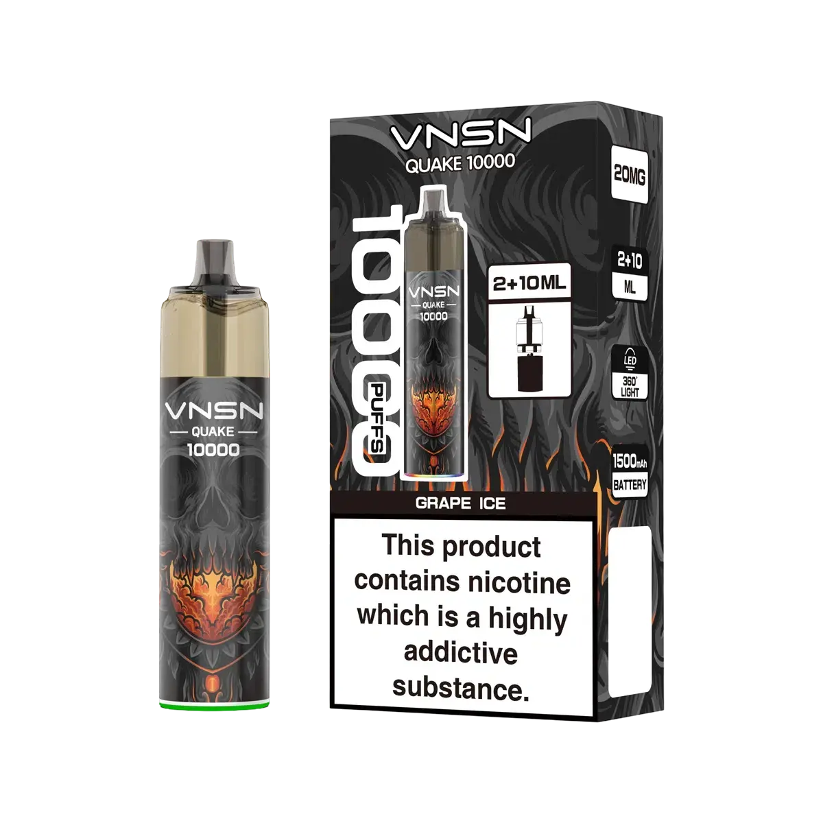 VNSN Quake 10K Vape Kit - Image 5