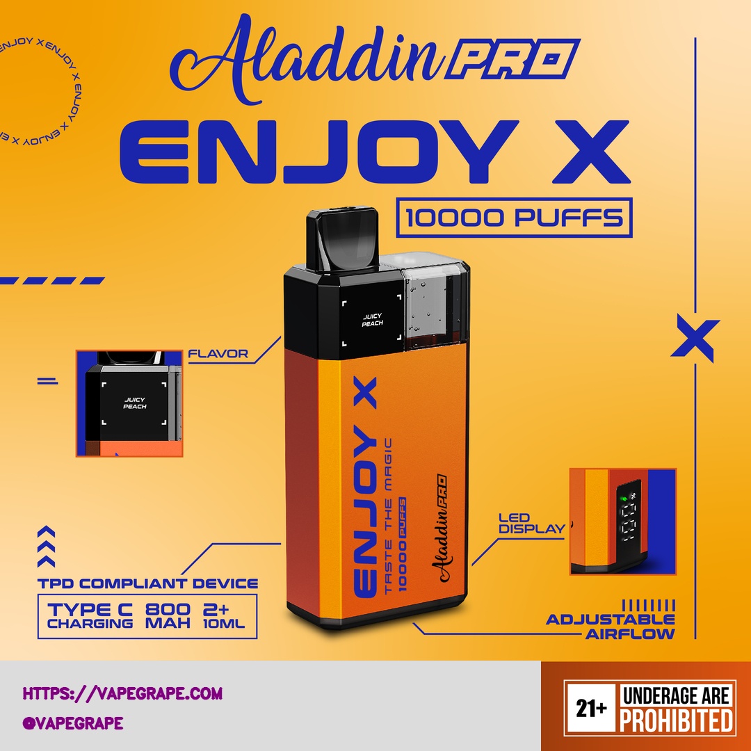 Enjoy X 10000 Puff by Aladdin Pro Disposable Vape - Image 11